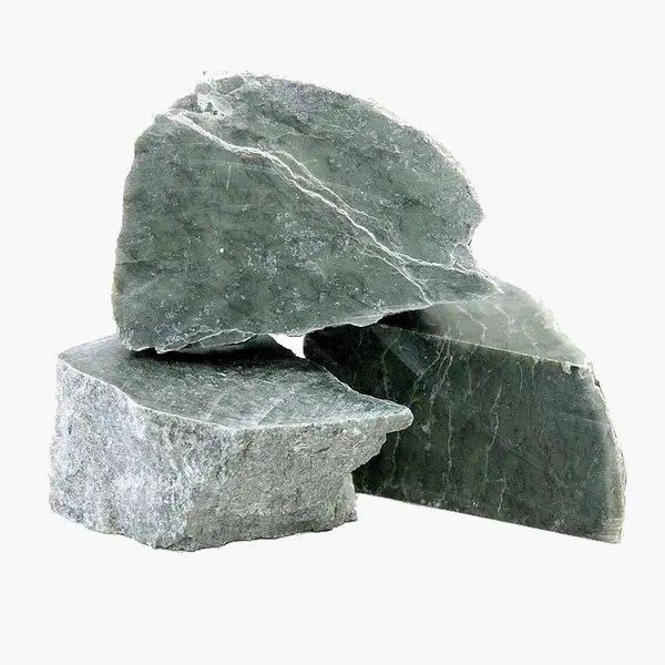 Камни для печи Нефрит, колото-пиленный, 10 кг