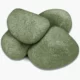 Камни для печи Жадеит, шлифованный крупный, в коробках, развесной