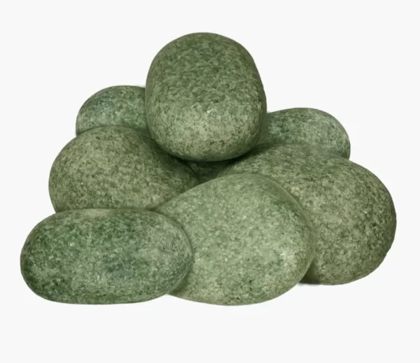 Камни для печи Жадеит, шлифованный средний, в коробках, развесной