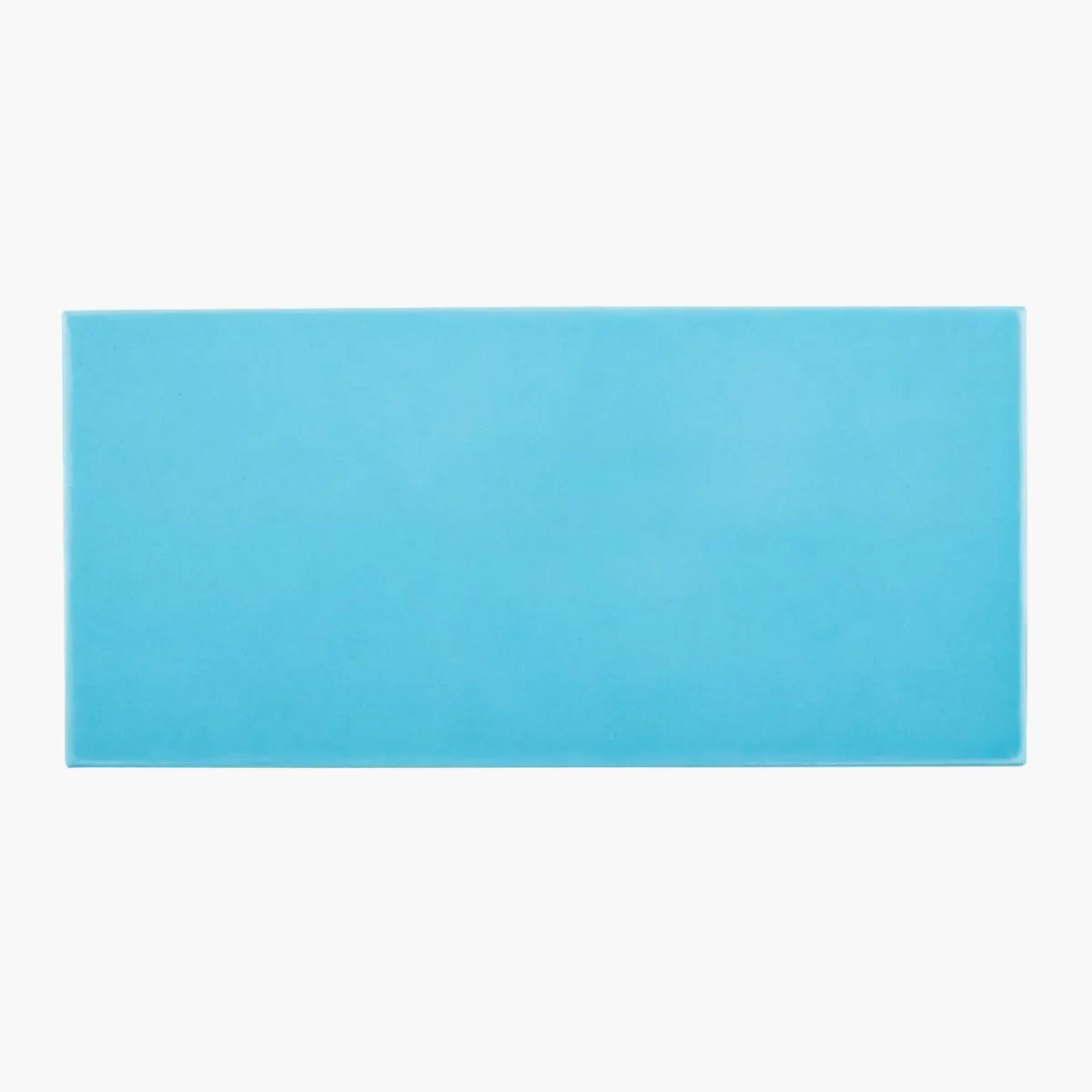Плитка керамическая голубая, 240х115х9 мм